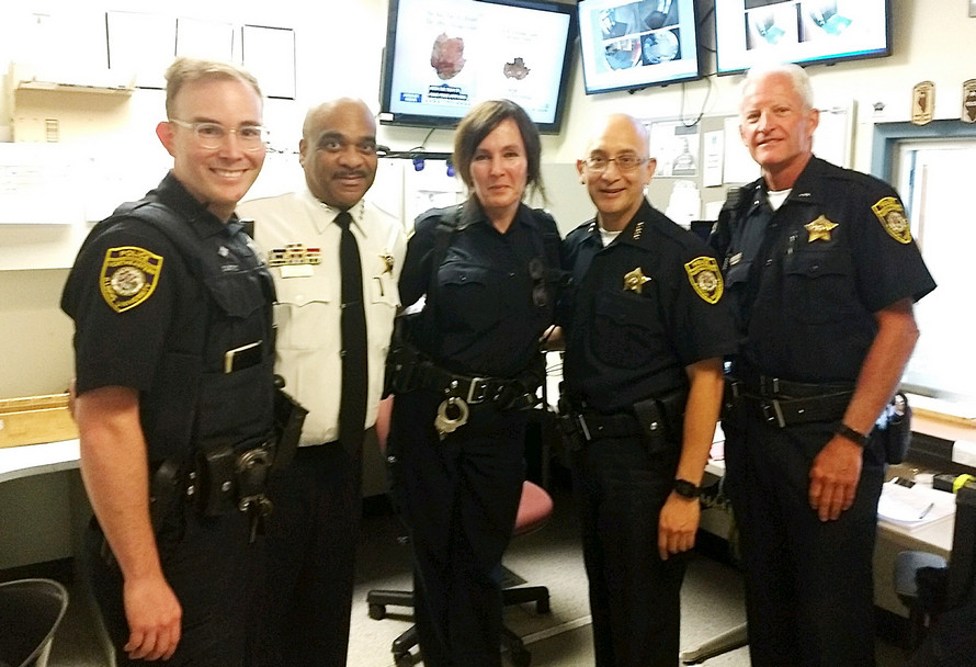 NEIU group photo with CPD superintendent